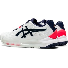 Asics buty tenisowe Gel Resolution 8 Clay/na korty białe damskie